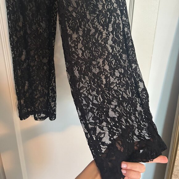 Black Lace Pants - Size S - Picture 4 of 6